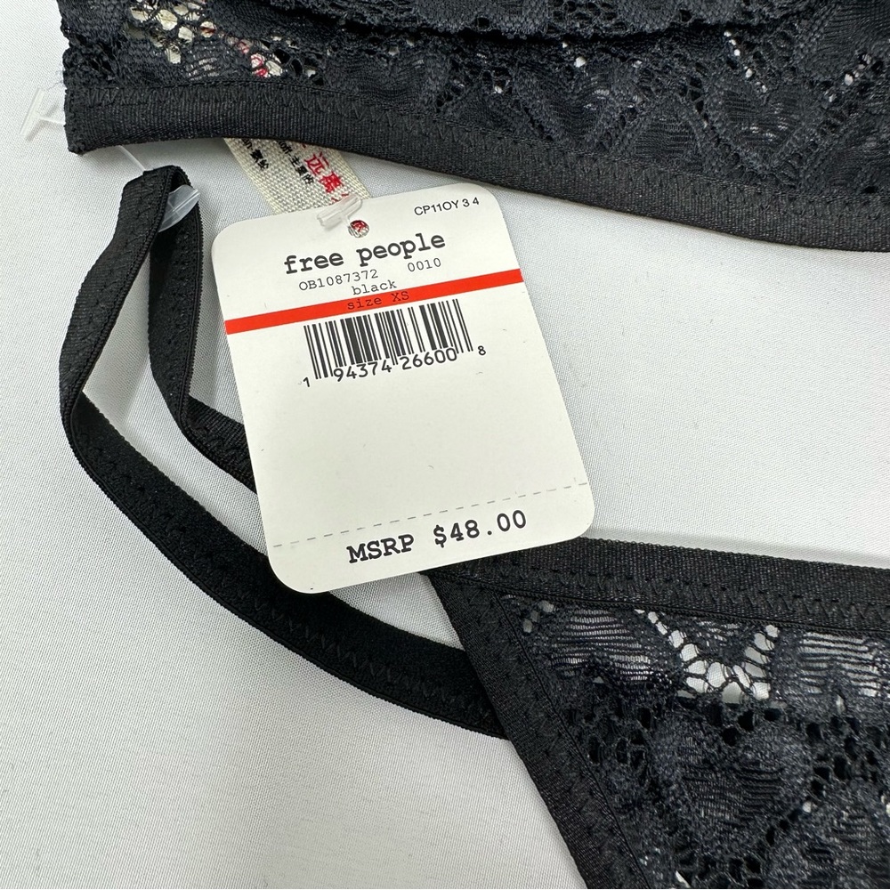 FREE PEOPLE Kelly Set in Black NWT in XS - Picture 2 of 6